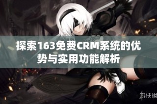 探索163免费CRM系统的优势与实用功能解析