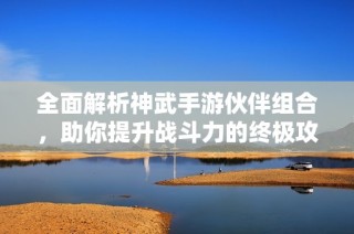 全面解析神武手游伙伴组合，助你提升战斗力的终极攻略
