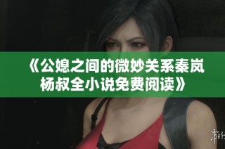 《公媳之间的微妙关系秦岚杨叔全小说免费阅读》