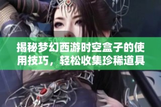 揭秘梦幻西游时空盒子的使用技巧，轻松收集珍稀道具方法