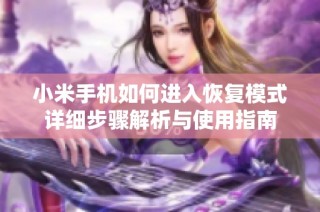 小米手机如何进入恢复模式详细步骤解析与使用指南