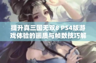 提升真三国无双8 PS4版游戏体验的画质与帧数技巧解析