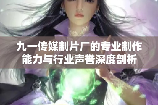 九一传媒制片厂的专业制作能力与行业声誉深度剖析