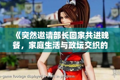 《突然邀请部长回家共进晚餐，家庭生活与政坛交织的温馨故事》