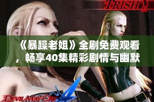 《暴躁老姐》全剧免费观看，畅享40集精彩剧情与幽默互动的欢乐旅程