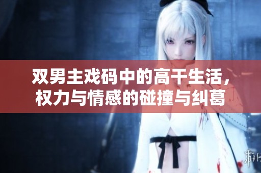 双男主戏码中的高干生活，权力与情感的碰撞与纠葛