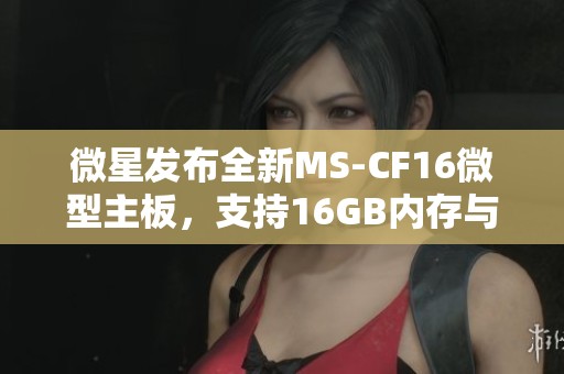 微星发布全新MS-CF16微型主板，支持16GB内存与丰富接口配置