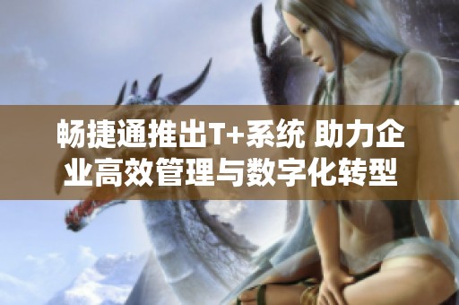 畅捷通推出T+系统 助力企业高效管理与数字化转型